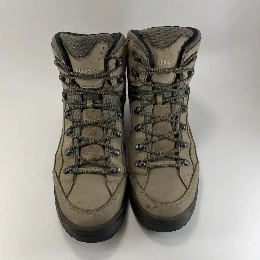Lowa Renegade GTX Mid Womens Size 9.5 Waterproof Gore-Tex Stone Brown Boots